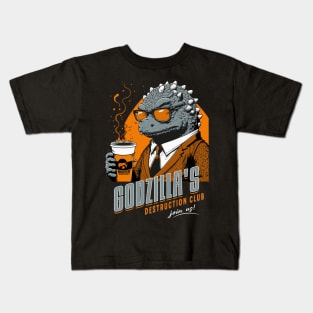 Godzilla's Destruction Club Kids T-Shirt